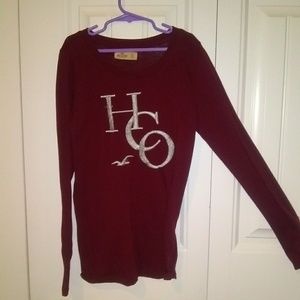 Long sleeved hollister tee